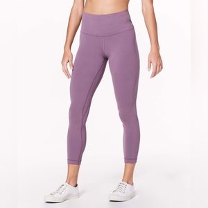 Smoked Mulberry Lululemon Aligns Size 4 25”